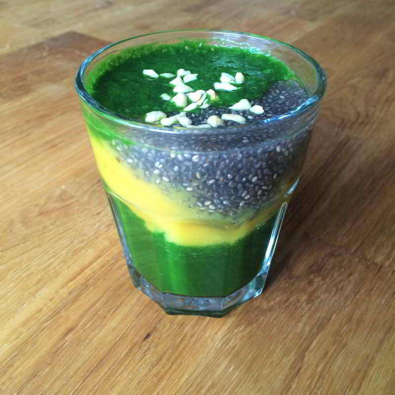 Getrocknete Mangos Online Kaufen, Mango Green Power Smoothie